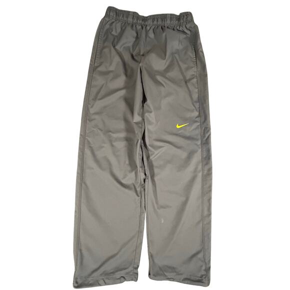 Nike‎ Dri-Fit Live Strong Track Pants Mens Size M Gray Cuff Drawstring Wide Leg - Picture 1 of 11